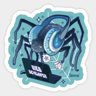 Web Developer Spider Sticker